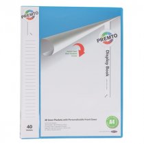 Premto A4 40 Pockets Display Book 5 Asst Cdu