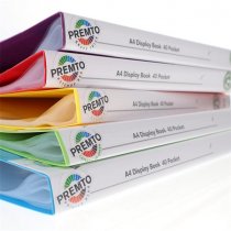 Premto A4 40 Pockets Display Book 5 Asst Cdu