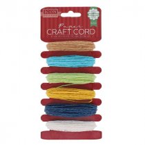 Icon CraftPk.6 Paper Craft Cord 5M - Asst