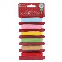 Icon CraftPk.6 Paper Craft Cord 5M - Asst