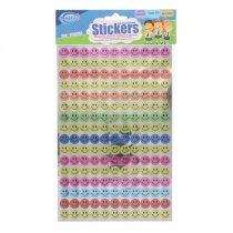 Pkt.350 Stars & Smileys Stickers 2 Asst.