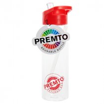 Premto 700ml Tritan Bottle Clear 5 Asst