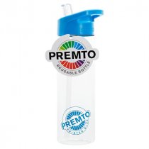 Premto 700ml Tritan Bottle Clear 5 Asst