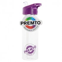 Premto 700ml Tritan Bottle Clear 5 Asst