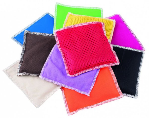 Textured bean bags set of 10