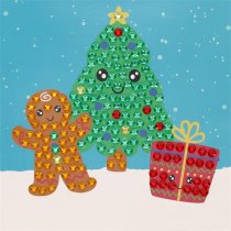 SALE - Chrismes crafting chrismas scene gem art