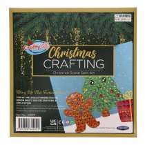 SALE - Chrismes crafting chrismas scene gem art