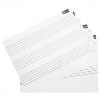Ormond 228x305mm Dry Wipe Boards - Music