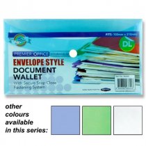 Premier Office Dl Size Button Wallet Envelope