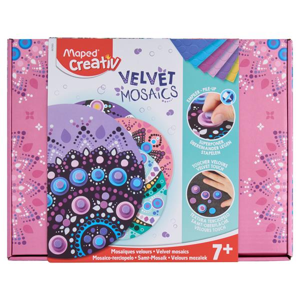 Velvet Mosaics - Pastel Colours