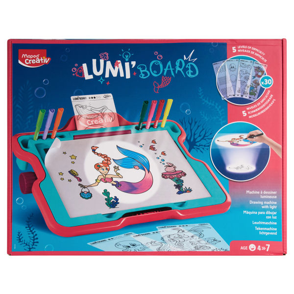 Maped Creativ Lumi Board Girly Themed - Magical Under The Sea