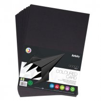 Premier Activity A4 160gsm Card 100 Sheets - Black