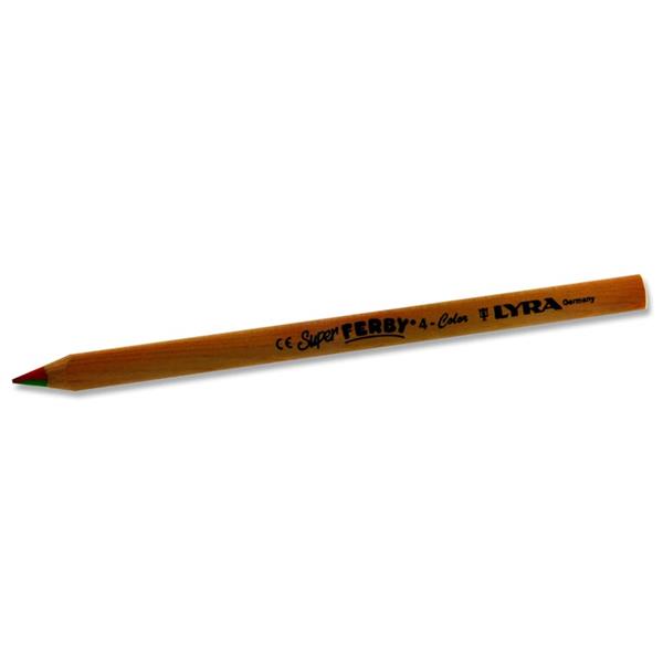 Lyra Super Ferby 4 Colour Triangular Pencil