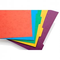 Concept 230gsm Subject Dividers - 5 Part
