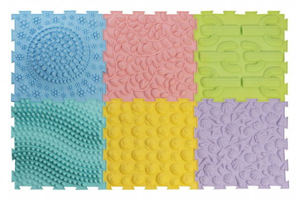 Stimove Set of 6 Sensory Massage Puzzle Mats