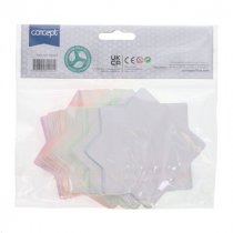 Concept Pkt.30 4" Flash Stars