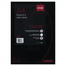 A4 192pg A-Z Index Book