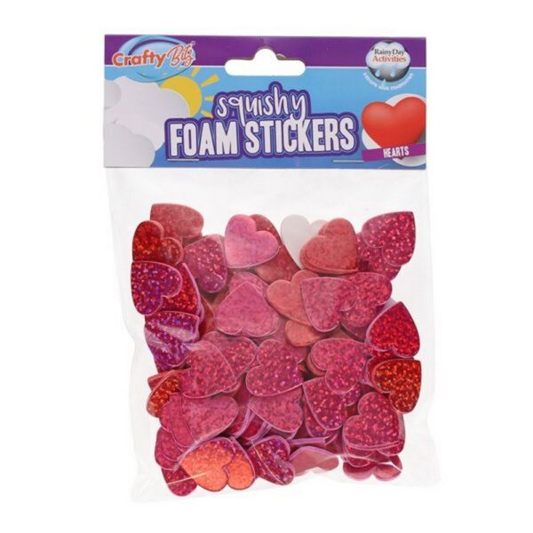 Squishy Foam Stickers - Hearts