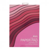 A4 180gsm Paper Pad 24 Sheets - Shades Of Pink