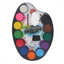 12Pce Watercolour Paint Palette
