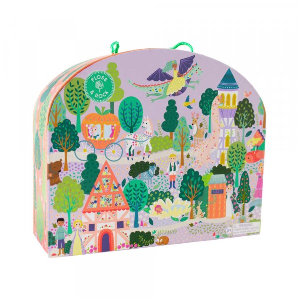 FLOSS & ROCK PLAYBOX WITH WOODEN PIECES - FAIRY TALE
