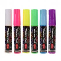 ProScribe 25G Window Chalk Marker - 6 Asst