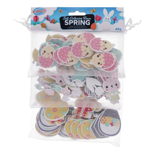 Crafty Bitz Self-Adhesive Foam Stickers - Spring