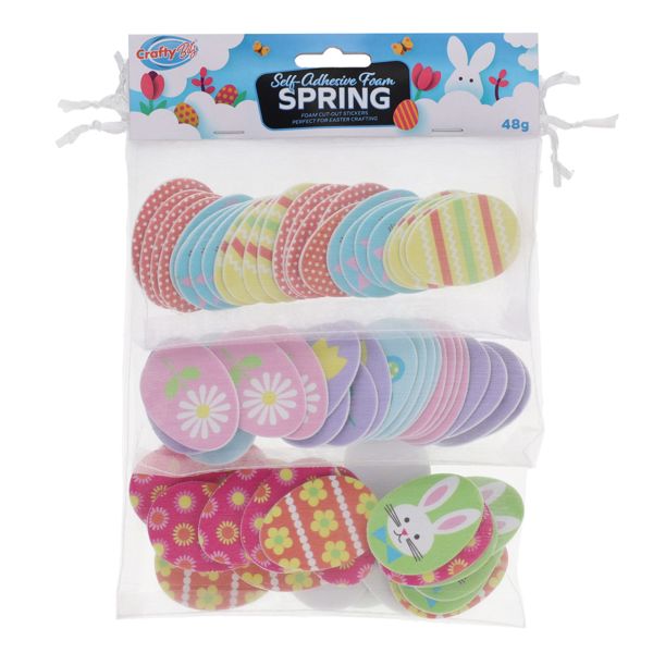 Crafty Bitz Self-Adhesive Foam Stickers - Easter