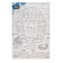 Crafty Bitz Colour In Easter Canvas 50Cmx40cm