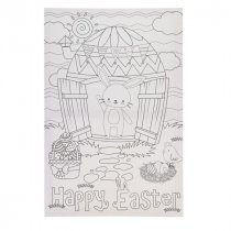 Crafty Bitz Colour In Easter Canvas 50Cmx40cm