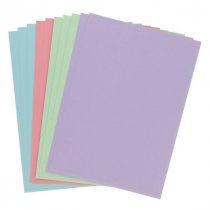 Icon Craft Pkt.10 A4 220gsm Craft Card - Pastel