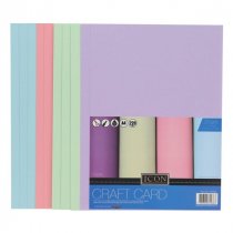Icon Craft Pkt.10 A4 220gsm Craft Card - Pastel
