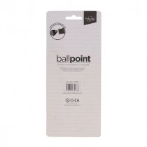 ProScribe -Click Ballpoint 5 Colours ,2pk. Incl attached langyard