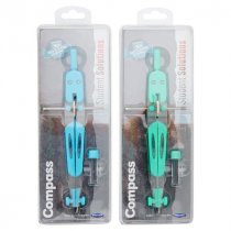 Student Solutions Precision Thumbwheel Compass With Leads 2 Asst