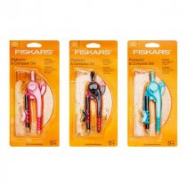 Fiskars Compass & Protractor Set