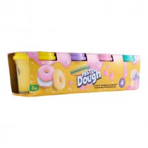 World of colour Play Dough With Mould Lid 4x140g - Pastel