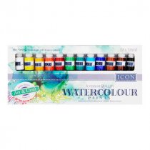 Icon Pkt.12 12Ml Watercolour Paints