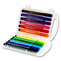 World of colour- markers in carry case