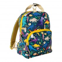 Junior Backpack - Green Yellow Dino