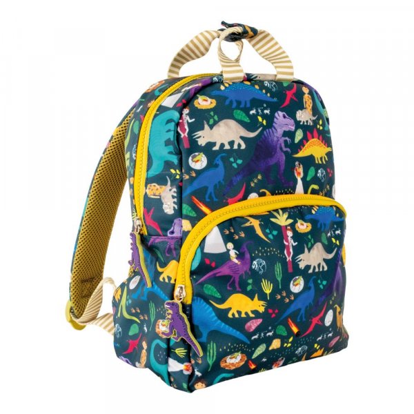 Junior Backpack - Green Yellow Dino