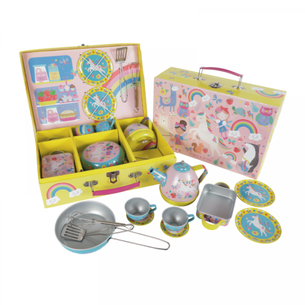 MUSICAL KITCHEN SET 12 PIECE - RAINBOW FAIRY