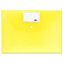 Neon A4 Button Storage Wallets