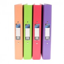 Premier A4 Ring Binder Pastel Colour 4 Asst