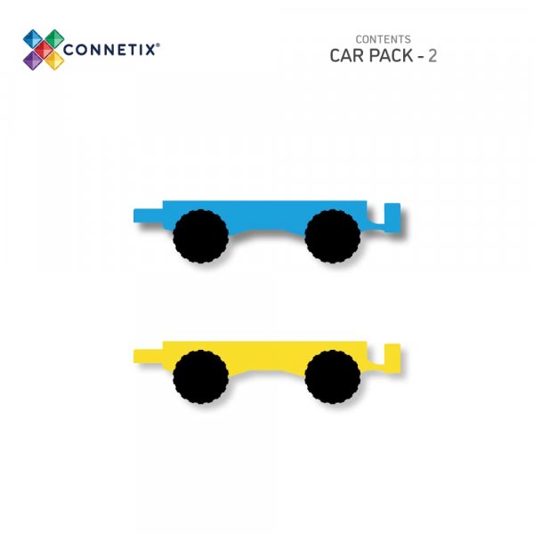 Connetix Rainbow Car Pack 2 pc