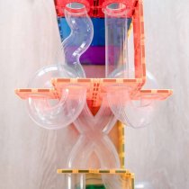 Connetix Rainbow Ball Run Expansion Pack 66 pc