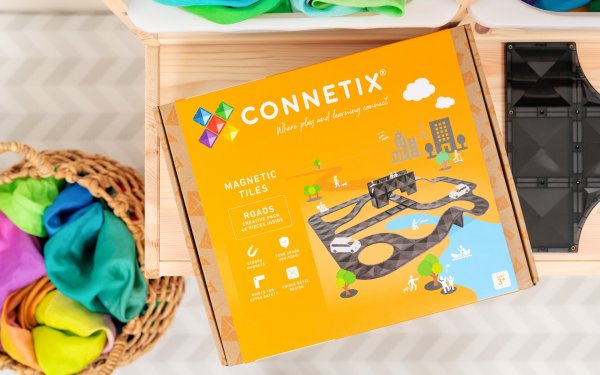 NEW Connetix Creative Roads Pack 48 pc