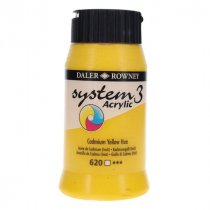 Daler Rowney System3 500ml Acrylic Paint - Cadmium Yellow Hue