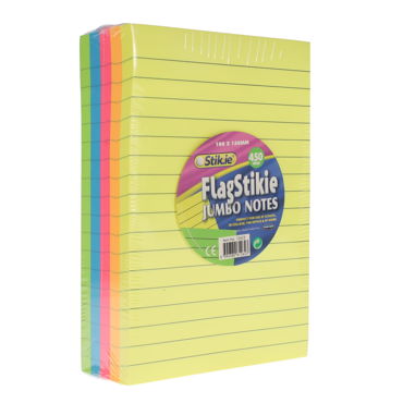 Stik-ie 150pce Flagstike jumbo notes
