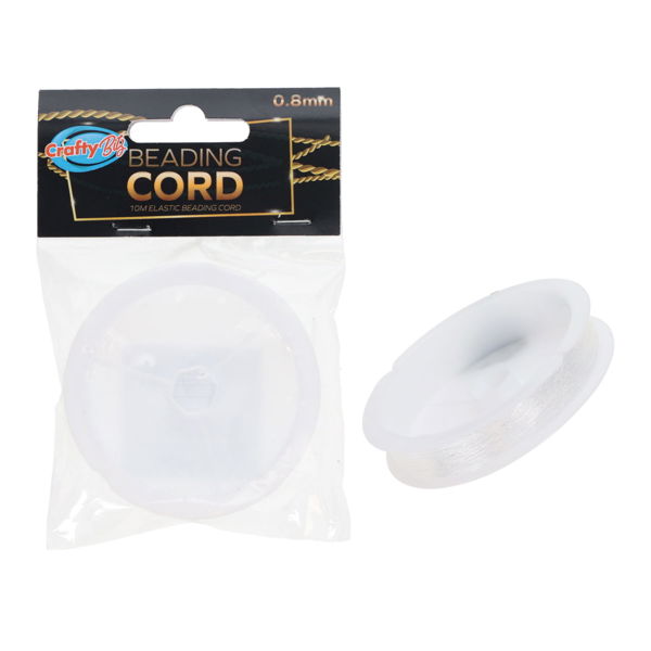 Crafty Bitz 10m Elastic Beading Cord 0.8mm