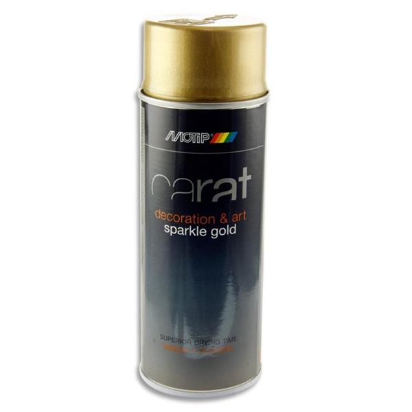 Carat 400ml Can Art Spray Paint - Gold